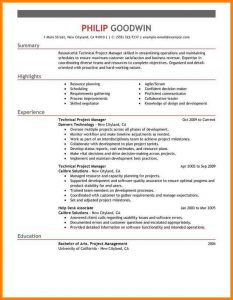 biology cover letter construction management skills resume technical project manager computers and technology