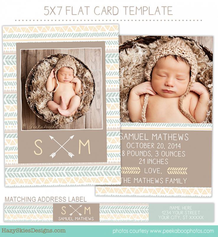 birth announcement template