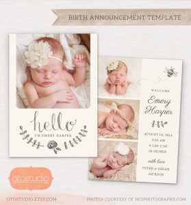 birth announcement template il fullxfull rf