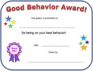 birth certificate maker printable good behaviour certificate template