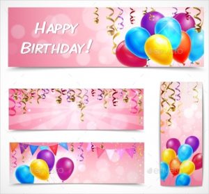 birthday banner template birthday celebration banner template