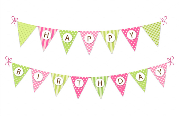 birthday banner template