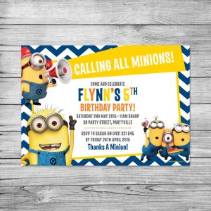 birthday card template word minion party invitations is best collection ideas you may choose for invitations sample