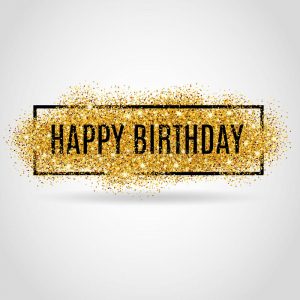 birthday flyer template gold happy birthday sparkles background background greeting background card flyer poster sign banner web