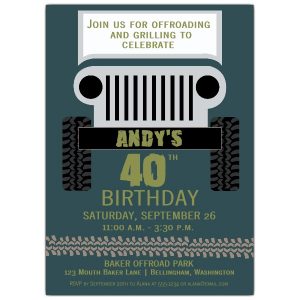 black and white party invitations z