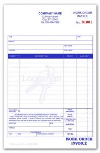 blank auto bill of sale design invoice in excel