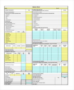 blank balance sheet template blank balance sheet