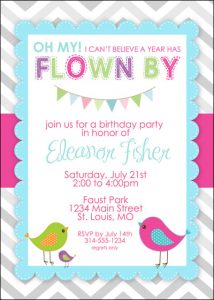 blank birthday invitations little bird birthday invitation