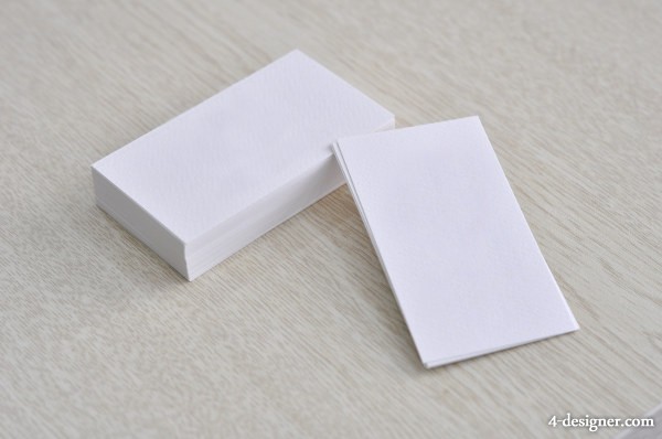 blank business card