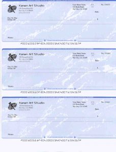 blank business check template preprinted per page blank check