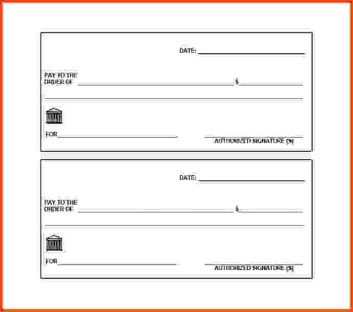 blank check template