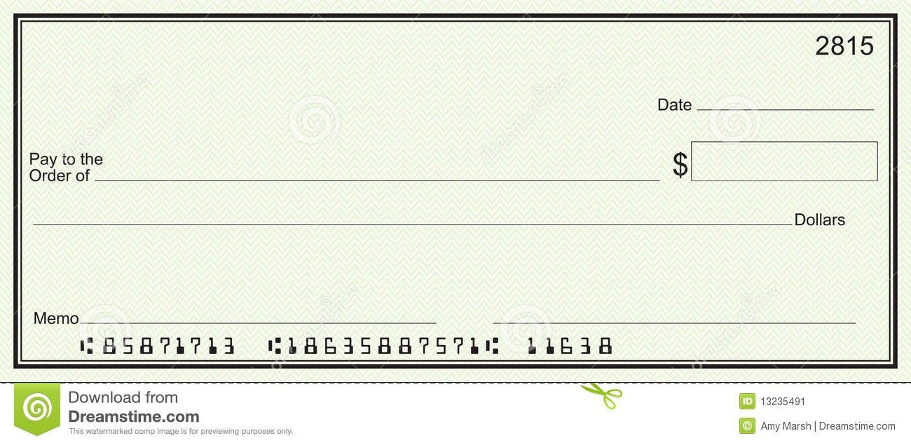 Blank Printable Business Checks