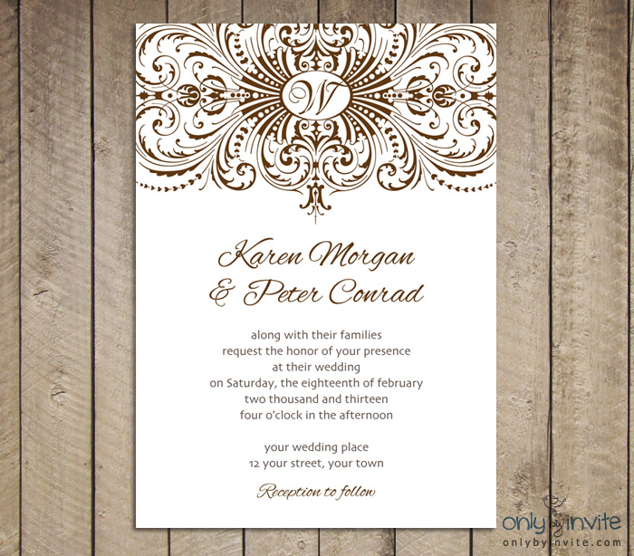 blank invitation templates