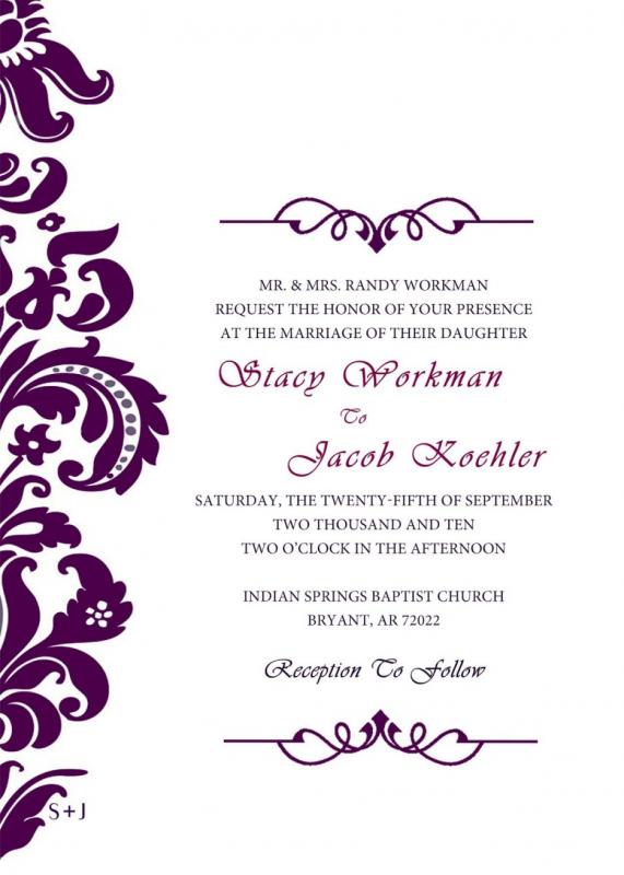 blank invitation templates