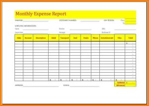 blank label template monthly expense report template monthly expense report