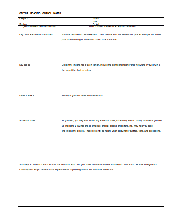 blank lesson plan template pdf