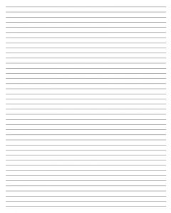 Blank Lined Paper | Template Business