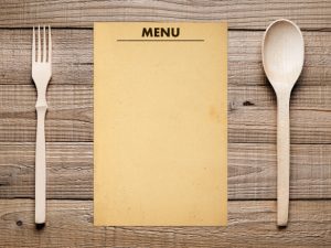 blank menu template simple blank menu template