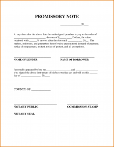 blank promissory note blank promissory note