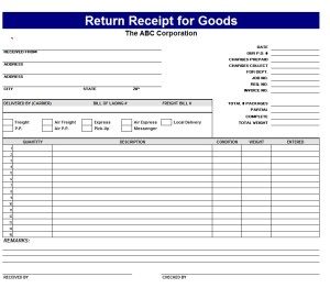 blank receipt form return receipt template image x