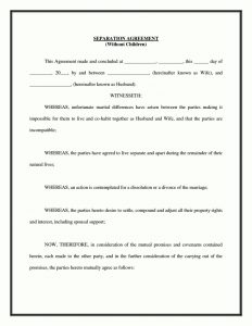 blank rental agreement alberta separation agreement template