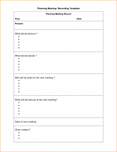 blank rental agreement meeting planner template