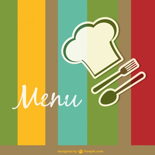 blank restaurant menu template