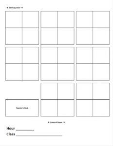 blank seating chart msadventuresinroom seating charts attachment september