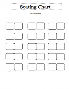 blank seating chart screen shot at pm