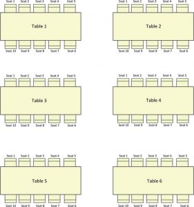 blank seating chart seating chart template