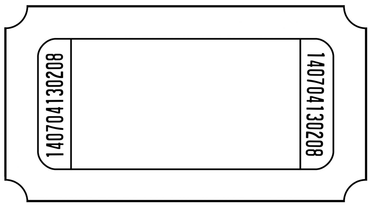 blank ticket template