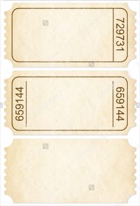 blank ticket template paper blank ticket