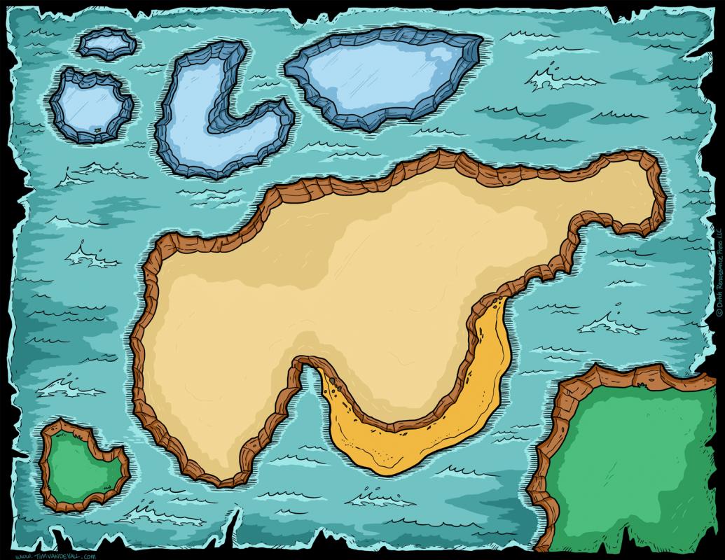Pirate Treasure Map Template Printable