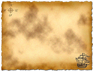 blank treasure map