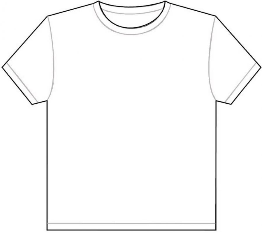 blank tshirt template