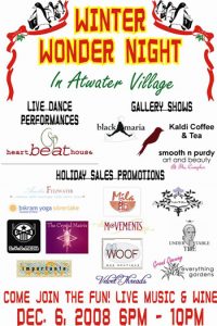 block party flier winter wonder party