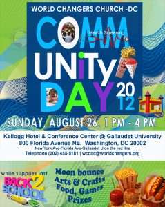 block party flier world changers church community day flyer