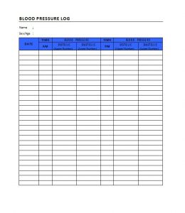 blood pressure log blood pressure log template 21