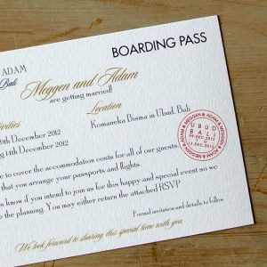 boarding pass invitations boarding pass wedding invitations