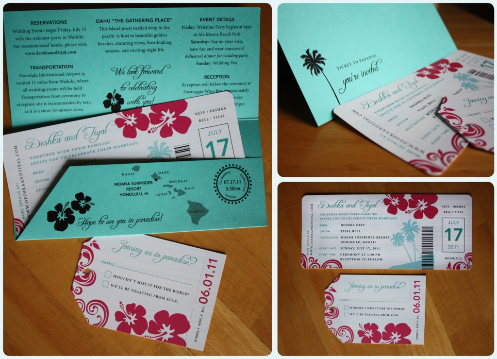 boarding pass invitations