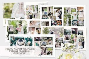 book cover template photoshop wedding photobook template