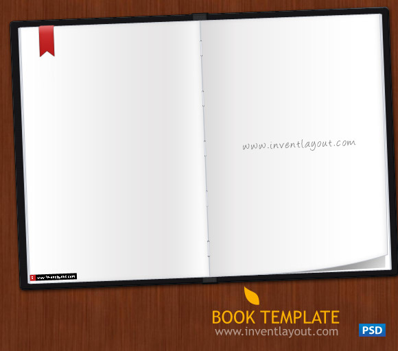 book cover template psd