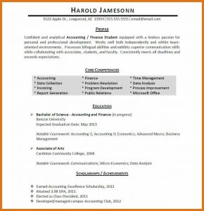 book outline example relevant experience resume high school student resume template no experience