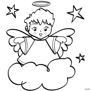 book outline template printable christmas angels