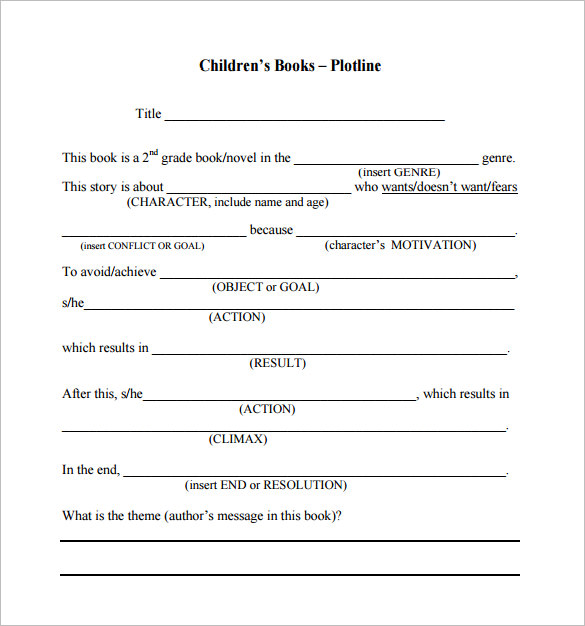 book proposal template