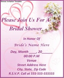 bridal shower invitation templates microsoft word shower invitation template x