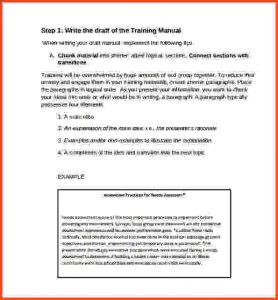 bubble letter template training manual template sample training manual template example