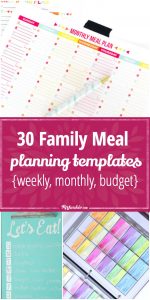 budget planning template family meal planning templates weekly monthly budget