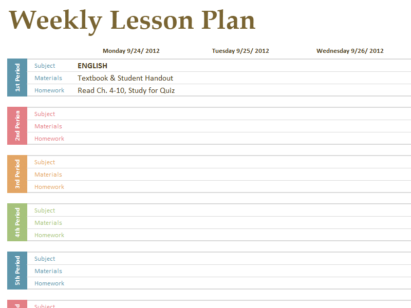 budgeting planner template