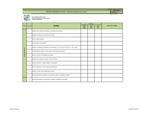 building inspection checklist